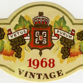 G. Gramp & Sons wine  label (1968)