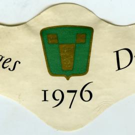 Les Vins Georges Duboeuf wine neck label (1976)