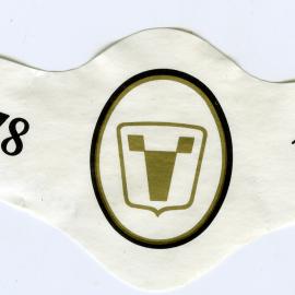 Les Vins Georges Duboeuf wine neck label (1978)