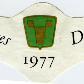 Les Vins Georges Duboeuf wine neck label (1977)
