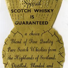 Howard Maclaren special scotch whisky label [n.d.]