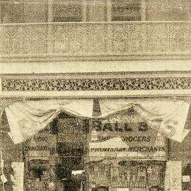 Ball Brothers' Grocers and Provision Merchants, Newcastle Morning Herald 26 September 1896