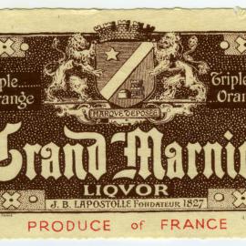 Grand Marnier label [n.d.]