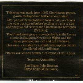 Wine label [n.d.]