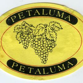 Petaluma Winery Label [n.d.]