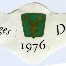 Les Vins Georges Duboeuf wine neck label (1976)