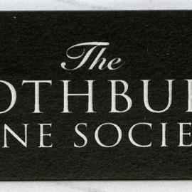 Rothbury Wine Society label front top [n.d.]