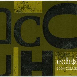 Echohill Chardonnay label (2004)