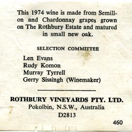 Rothbury Estate (1974)