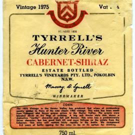 Tyrrell's Wine Hunter River Cabernet-Shiraz (1975)
