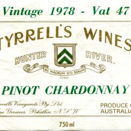 Tyrrell's Wine Pinot Chardonnay (1978)