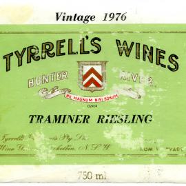 Tyrrell's Wine Traminer (1976)