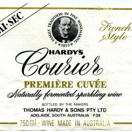 Hardy's wine label for a bottle of Premiere Cuvee [n.d.]