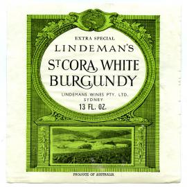 Lindeman's Extra Special St Cora White Burgundy label [n.d.]