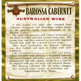 Barossa Cabernet [n.d.]