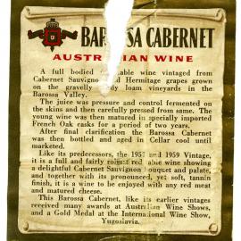 Barossa Cabernet [n.d.]