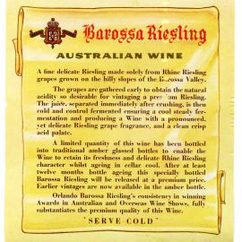 Barossa Riesling [n.d.]