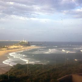 Nobbys from summit of Fort Scratchley, Newcastle, NSW