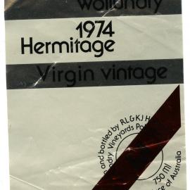 Wollundry Hermitage Label (1974)
