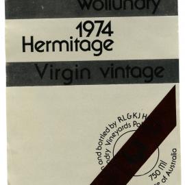 Wollundry Hermitage Label (1974)