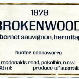 Brokenwood Cabernet Sauvignon, Hernitage Label (1979)