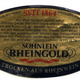 Trocken Aus Rheinwein Sohnlein Rheingold Label [n.d.]
