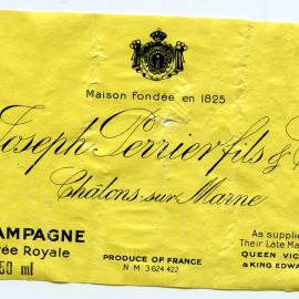 Joseph Perrierfils and Cie Chalons-Sur Marne Label [n.d.]