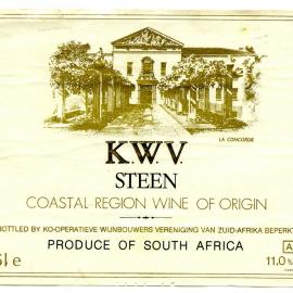 Ko-operatieve Wijnbouwers Vereniging Steen Label [n.d.]