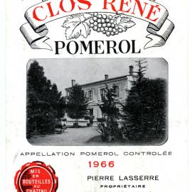 Clos Rene Pomerol Label (1966)