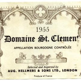 Domaine St. Clement Label (1955)