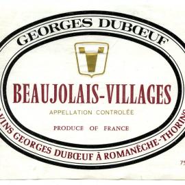 Georges Duboeuf Beaujolais-Villages Label [n.d.]
