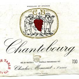 Charles Moncaut Chantebourg Label [n.d.]