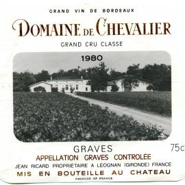 Domaine De Chevalier Grand Cru Classe Label (1980)