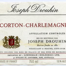 Joseph Drouhin Corton-Charlemagne Label [n.d.]