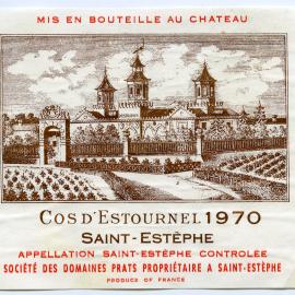 Saint - Estephe Cos D'Estournel Label (1970)