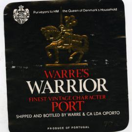 Warre's Warrior Port Label [n.d.]