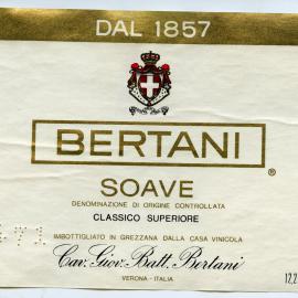 Cav Giov Batt Bertani Soave Label [n.d.]