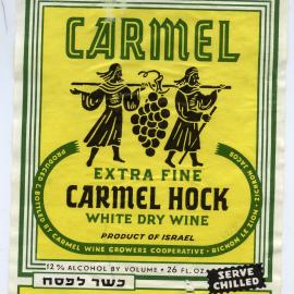 Carmel Hock White Dry Wine Label [n.d.]