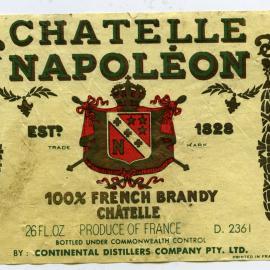 Chatelle Napoleon Pty. Ltd. French Brandy [n.d.]