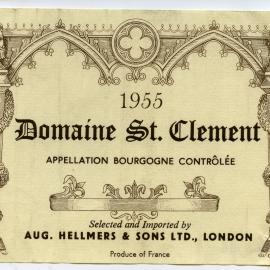 Domaine St. Clement Label (1955)