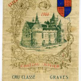 Louis Eschenauer Chateau Olivier Label (1966)