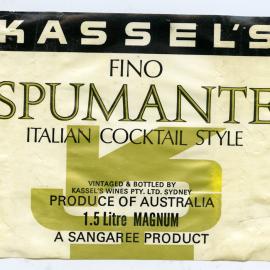 Kassel's Spumante Label [n.d.]