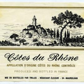 Cotes du Rhone Label [n.d.]