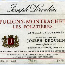 Joseph Drouhin Puligny-Montrachet Label [n.d.]