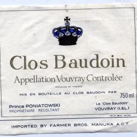 Clos Baudoin Label [n.d.]
