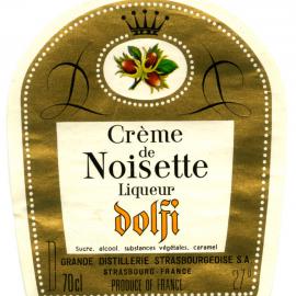 Dolfi Creme de Noisette Liqueur Label [n.d.]
