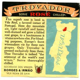 Trovador Rose Label [n.d.]