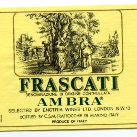Frascato Ambra Label [n.d.]