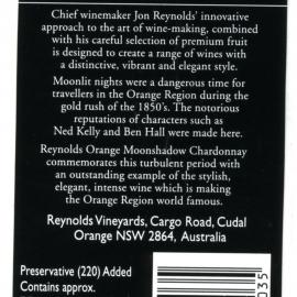 Reynolds Vineyards Chardonnay Label (2000)