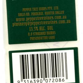 Pepper Tree Wines Mulberry Row Label (2001)